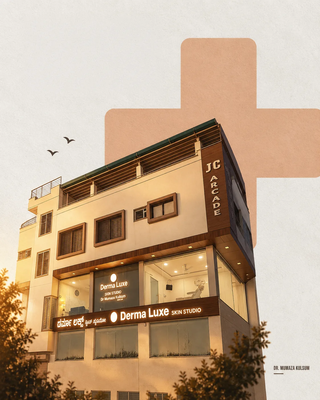 Exterior near Derma Luxe Skin Studio